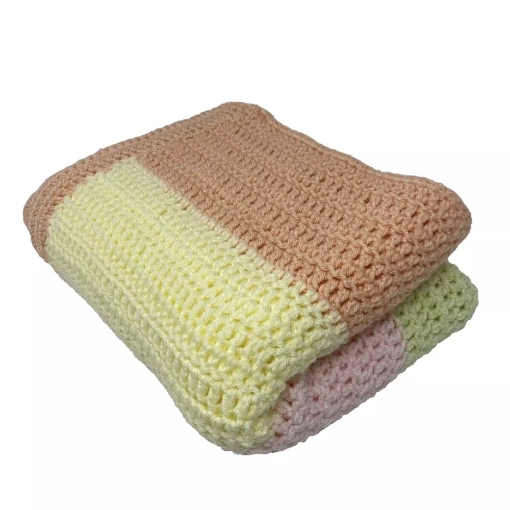 Multi Color single stitch Crochet Blanket